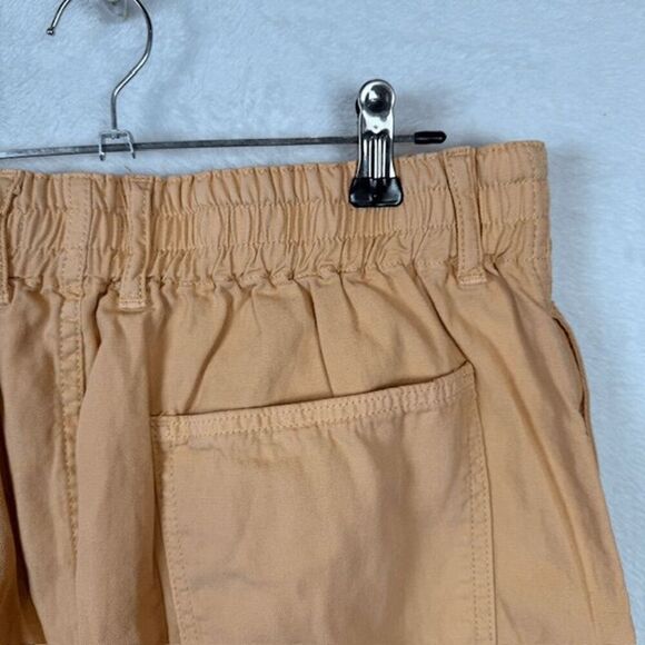Topshop Canteloupe Raw Hem Joggers (Light Orange) Elastic Waist Size 10 - Picture 4 of 13
